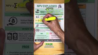 Net Present Value Explained Simply (NPV)