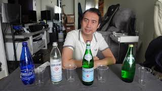 Sparkling Water taste test comparison! San Pellegrino, Perrier, Gerolsteiner, Montellier