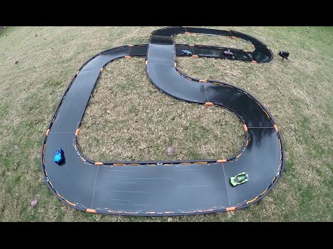Anki Overdrive Race Time: outdoor racing with Ground Shock, Nuke, Skull, & Guardian