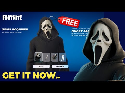 How to Get Ghostface Skin for FREE in Fortnite! ✅ FORTNITE FREE GHOSTFACE SKIN! (100% Legit) 👻