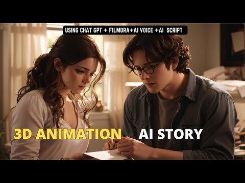 Create 3D Animated Love Story With Free AI Tools in 5 Mins | Ai Image to Video | Adorable Ai Voice
