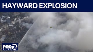 LIVE 🔴 Explosion, fire near Hayward injures 6 | KTVU