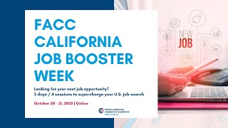 Job Booster Week - Cracking the U.S. Job Market: What Recruiters Expect