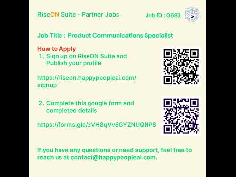 Product Communications Specialist | Partner Jobs|RiseON Suite #riseonjobs #techcareers #careergrowth