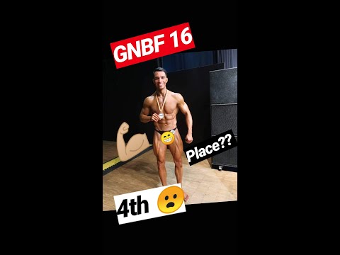 Mein Auftritt bei der 16. GNBF Bodybuilding-International-Klasse
