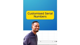 Customised Serial Numbers in Excel  #excel #excellife #dataanalysis #relatable #india