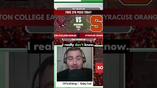 BOSTON COLLEGE vs SYRACUSE Predictions  #collegefootball #cfbprediction