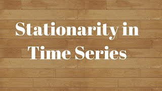 How to check Stationarity in Time Series || Forecasting
