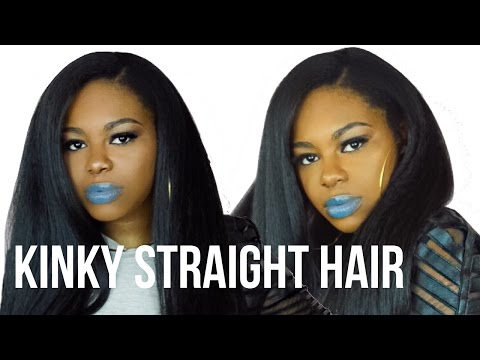 How To Make a Kinky Straight Wig for $20 |  Bobbi Boss Forever Nu Kinky Perm Hair