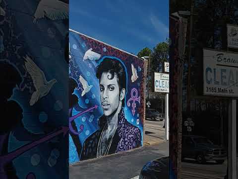 Prince mural in East Point, Georgia