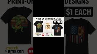 Fiverr Print On Demand T-shirt designs for 1$ #shorts #fiverr #freelancing