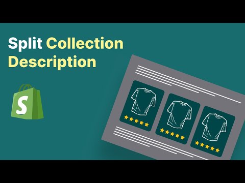 How To Split Shopify Collection Description [Step-by-Step Tutorial]