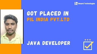 Besant Technologies T Nagar Reviews | Fresher Ijaz Got Placed with 3LAC After Completed Java Course