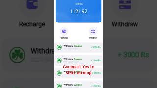 Earning App   #earning #earningappwithoutinvestment #earningmoneyonline  #investmentappdailyincome