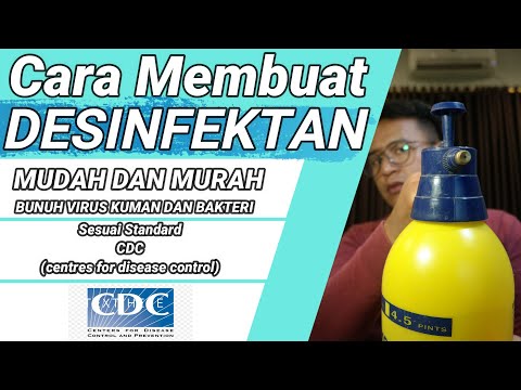 CARA MEMBUAT DESINFEKTAN