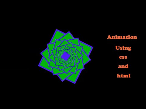 Animation Using CSS and HTML