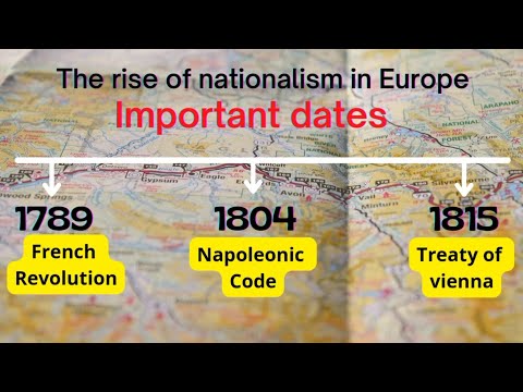 The rise of nationalism in Europe all important dates 📅 || Important dates History Ch-1 class 10th||