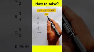 Exponent math with 2 #maths #shorts