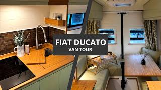 QUICK VAN TOUR | Dinette, Off-grid and Luxurious | by Vanlife Conversions