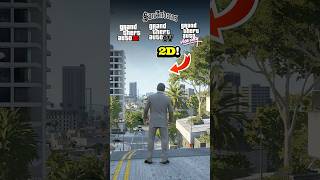 I Played 3D GTA GAMES in 2D 🤯  #gta #grandtheftauto5mods #gtav