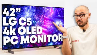 LG C5 42” OLED Monitor: A Brighter Improvement Over Last Year’s Model!