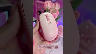 Ergonomic Wireless Bluetooth Mouse #CuteMouse #WirelessGadget #techstyle  #capcut #news  #howto