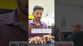 My Friend After a 1-Month Coding Developer Course