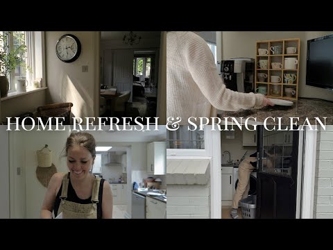 Home refresh and spring clean | home coffee station with cute mugs