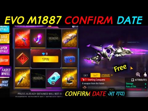 evo m1887 skin free fire | evo m1887 confirm date | new evo m1887 skin kab aayega | ff new event