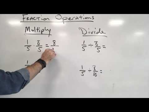 Fraction Operations   Summer Practice