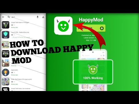 How To Download HappyMod And How to Download Gta V In Happymod 😱👆