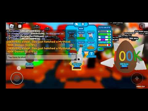 Playing 100k Event clicking champions and met the owner/developer