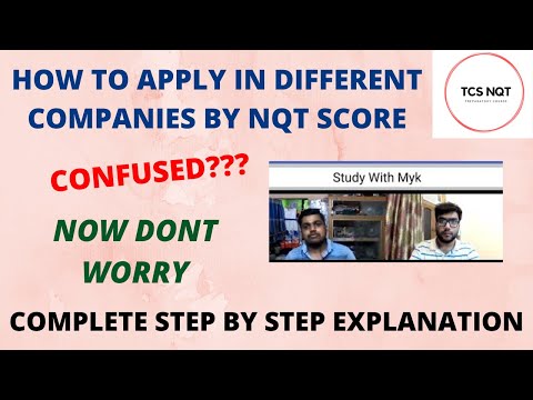 HOW TO APPLY IN DIFFERENT COMPANIES THROUGH NQT SCORECARD COMPLETE INFORMATION TCS NQT AUGUST 2021