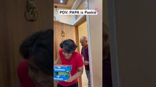 POV: PAPA is Pookie🎀😂 | #krishnakakran #shorts #shortfeed #comedyvideo #funny #relatable