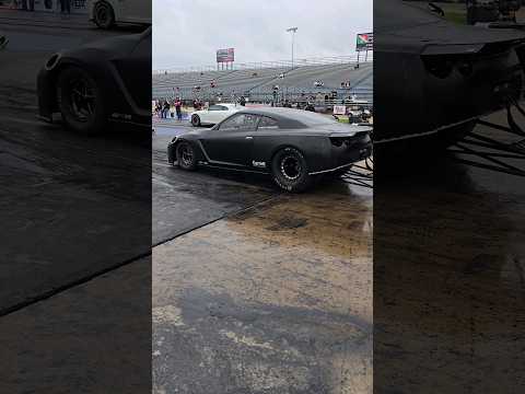 4000HP GTR fights for traction! #tx2k #gtr #r35 #skyline #turbo #nitrous #race #dragracing