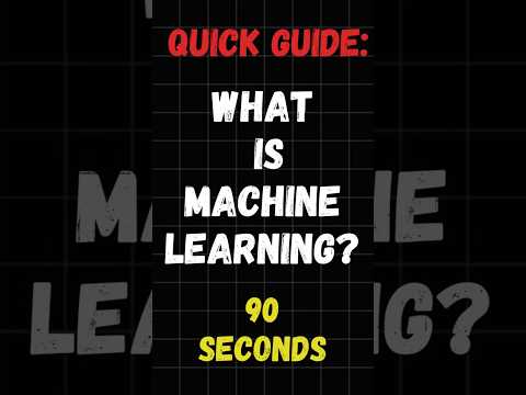 🚨Learn Machine Learning in 90 Seconds! #datascience #machinelearning  #statistics #dataanalytics
