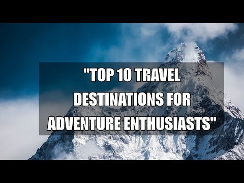 The Ultimate Guide to the Top 10 Adventure Destinations #1 #trendingshorts #destination