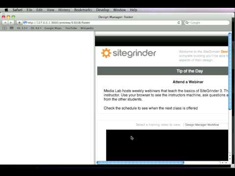22-Adding a "Floating" Footer Area - Photoshop to HTML Websites with SG3