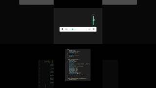 How to Making These HTML & CSS  or JavaScript Audio Player #htmlcss #shortvideo