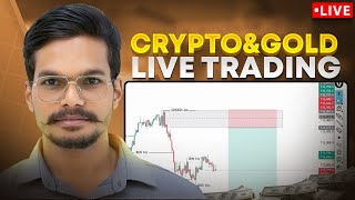 Live Trading Bitcoin Gold | Crypto Strategy | XAUUSD Analysis | 8 FEB