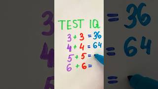 MATH TEST #test #testiq #iqtest #logicgame #logicchallenge #viral #logic #tutorial #2024 #shorts