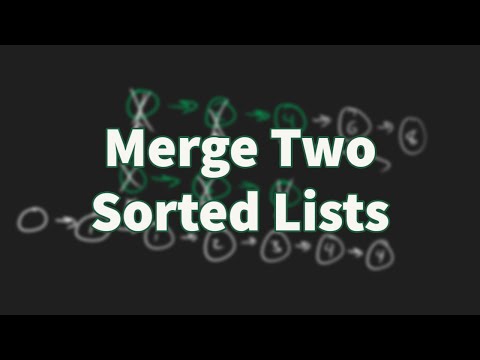 Merge Two Sorted Lists - Leetcode 21 - Python