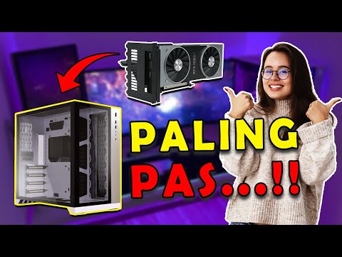 HASIL SILANG LIAN LI O11 DYNAMIC DENGAN COOLER MASTER UNIVERSAL VERTICAL GPU HOLDER KIT V2