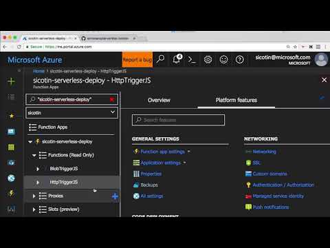 Azure Functions - Git deployment configuration