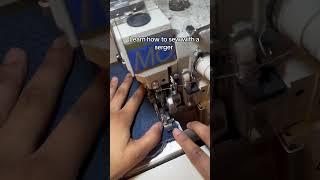 Learn how to sew with a serger #jukiserger #learntosew #sewingideas #sewinghacks