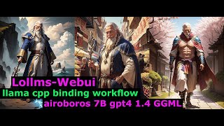 LoLLMS + Llama cpp binding + NEW Install Workflow (WIN10) ***Real-time***