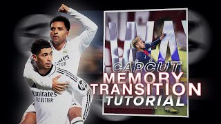 Capcut AE Inspired Memory Transition Tutorial | Viral Tiktok Memory Effect Tutorial on Capcut
