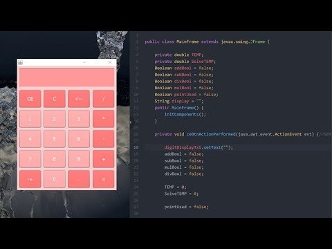 JAVA Calculator GUI | How To Make A Calculator in JAVA Using Netbeans