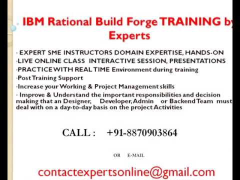 IBM Rational Build Forge Online Training and Support