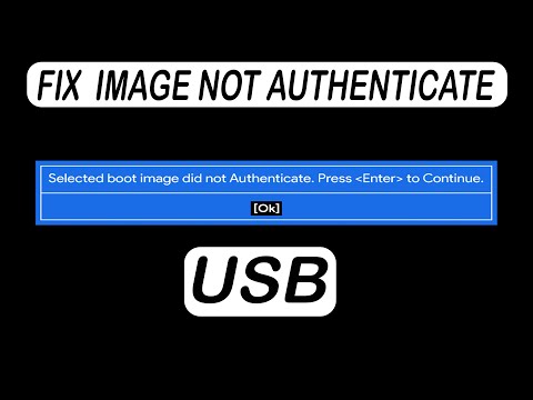 How To Fix Selected Image Did Not Authenticate
